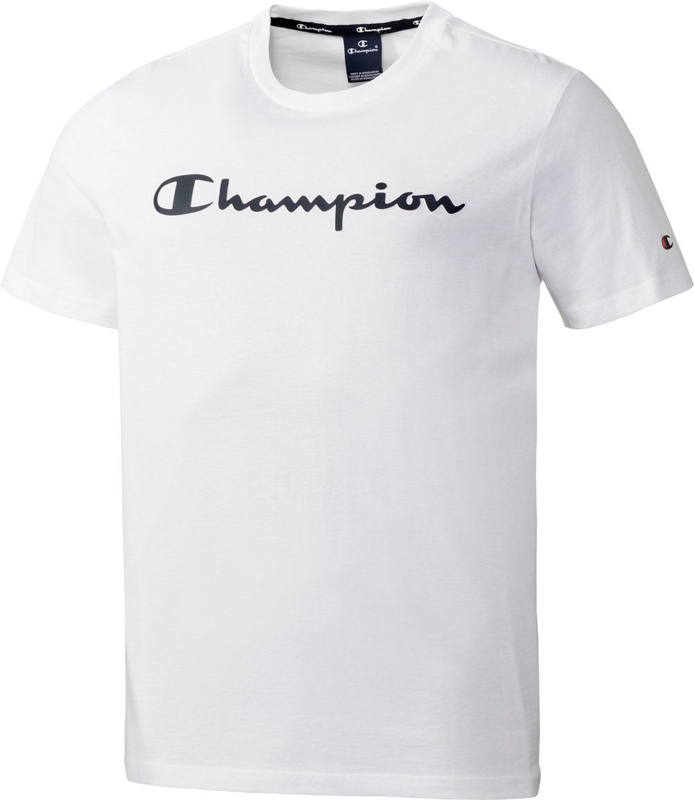 Champion T-Shirt unisex, formstabil aus reiner Baumwolle