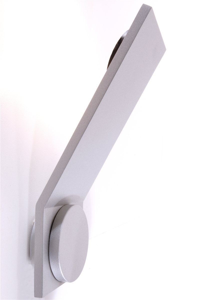 Modern Beleuchtung Wandlampe fest OBTUSO, integriert, Warmweiß, 3000 Wandleuchte Licht-Erlebnisse LED LED K Aluminium