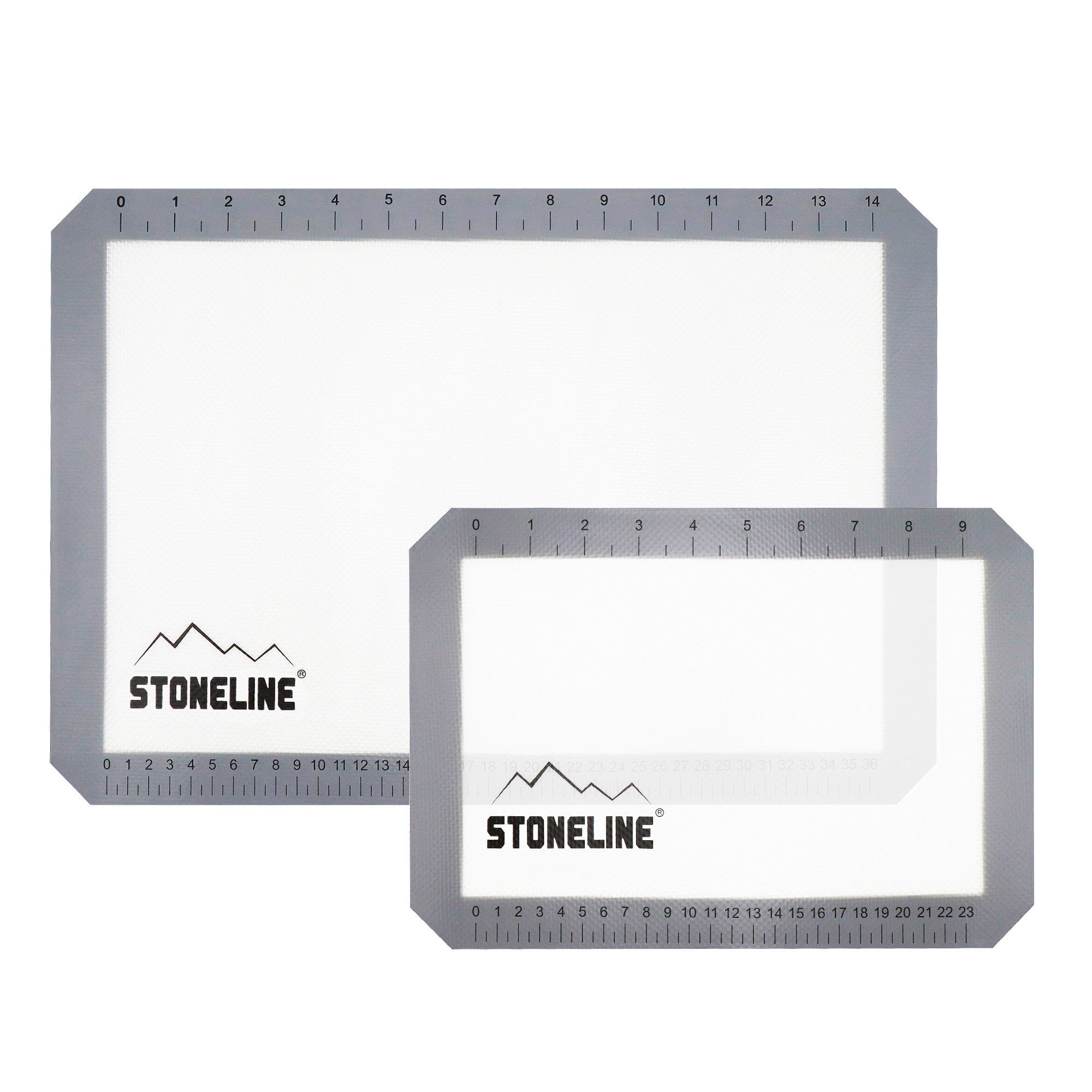 STONELINE Backmatte Set, aus Silikon, mit Hilfslinien, Kunststoff, Nylon (2-tlg)