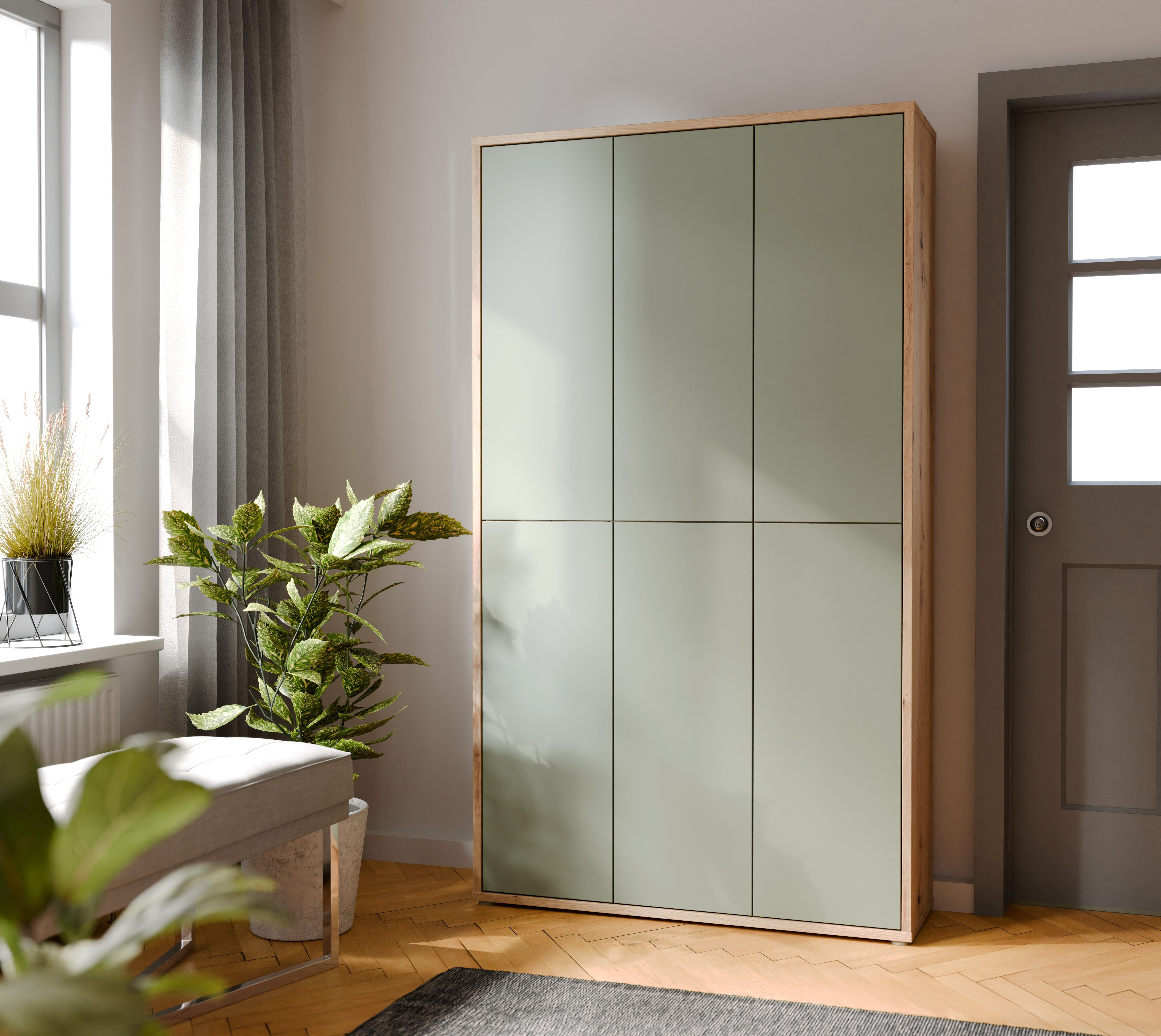 FORTE Schuhschrank Alice Springs (B/H/T 109,2/191,9/34,9 cm) Stauraumschran günstig online kaufen