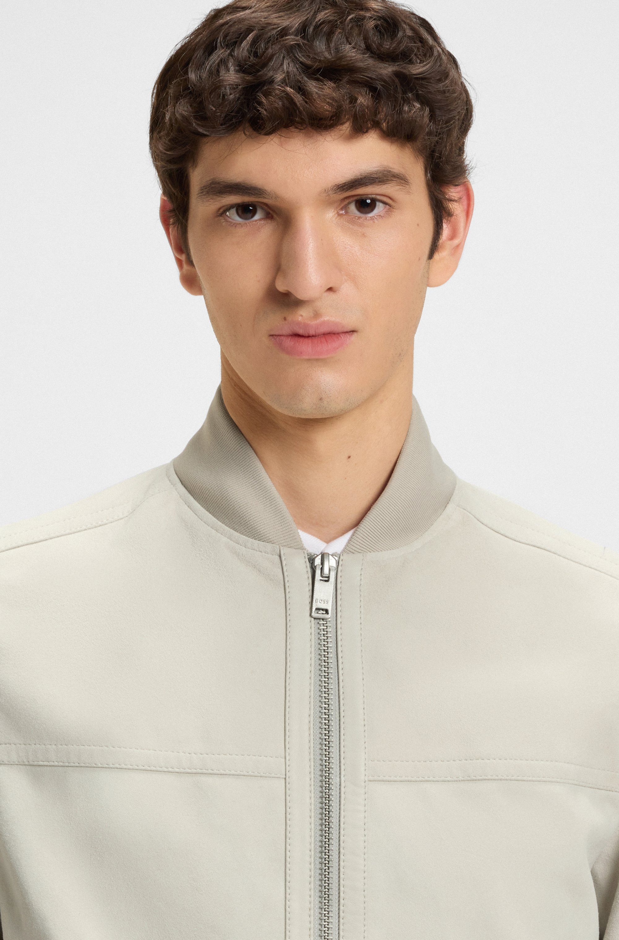 BOSS ORANGE Lederjacke Johice aus weichem günstig online kaufen