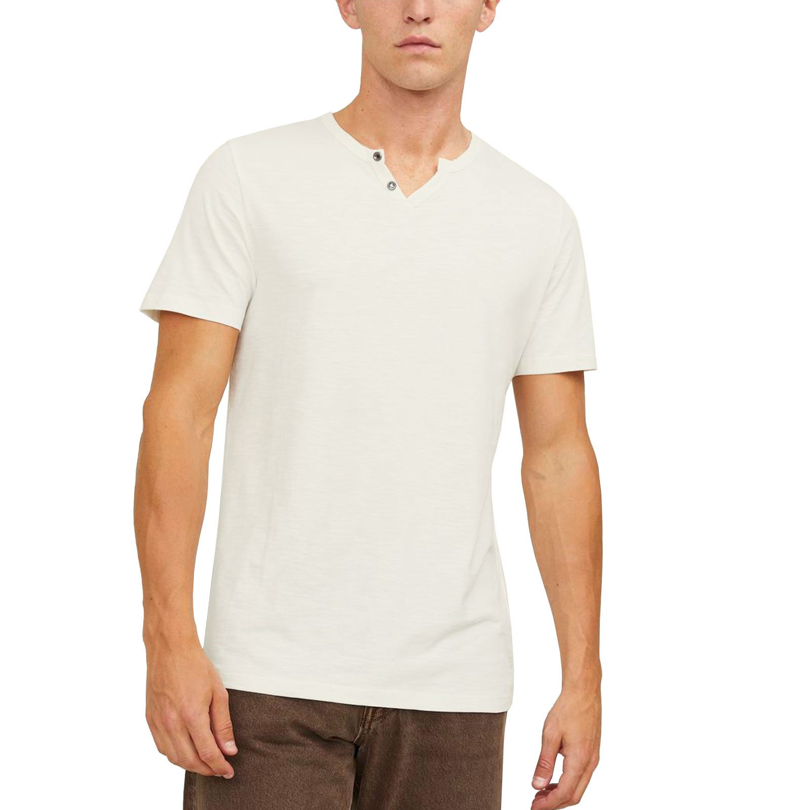Jack & Jones T-Shirt JJESPLIT Neck günstig online kaufen