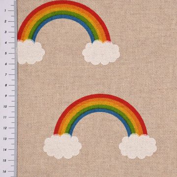 SCHÖNER LEBEN. Zugluftstopper SCHÖNER LEBEN. Zugluftstopper Over the Rainbow Regenbogen Wolken natur, handmade