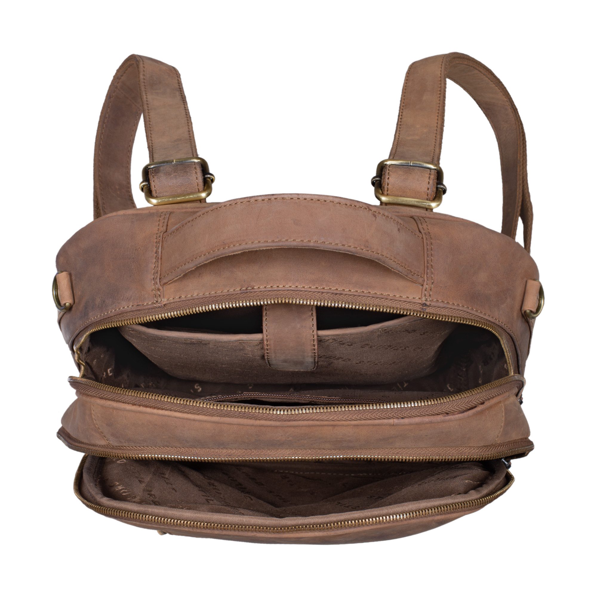 STILORD Notebook-Rucksack "Hayden" Rucksack 13 Zoll Leder