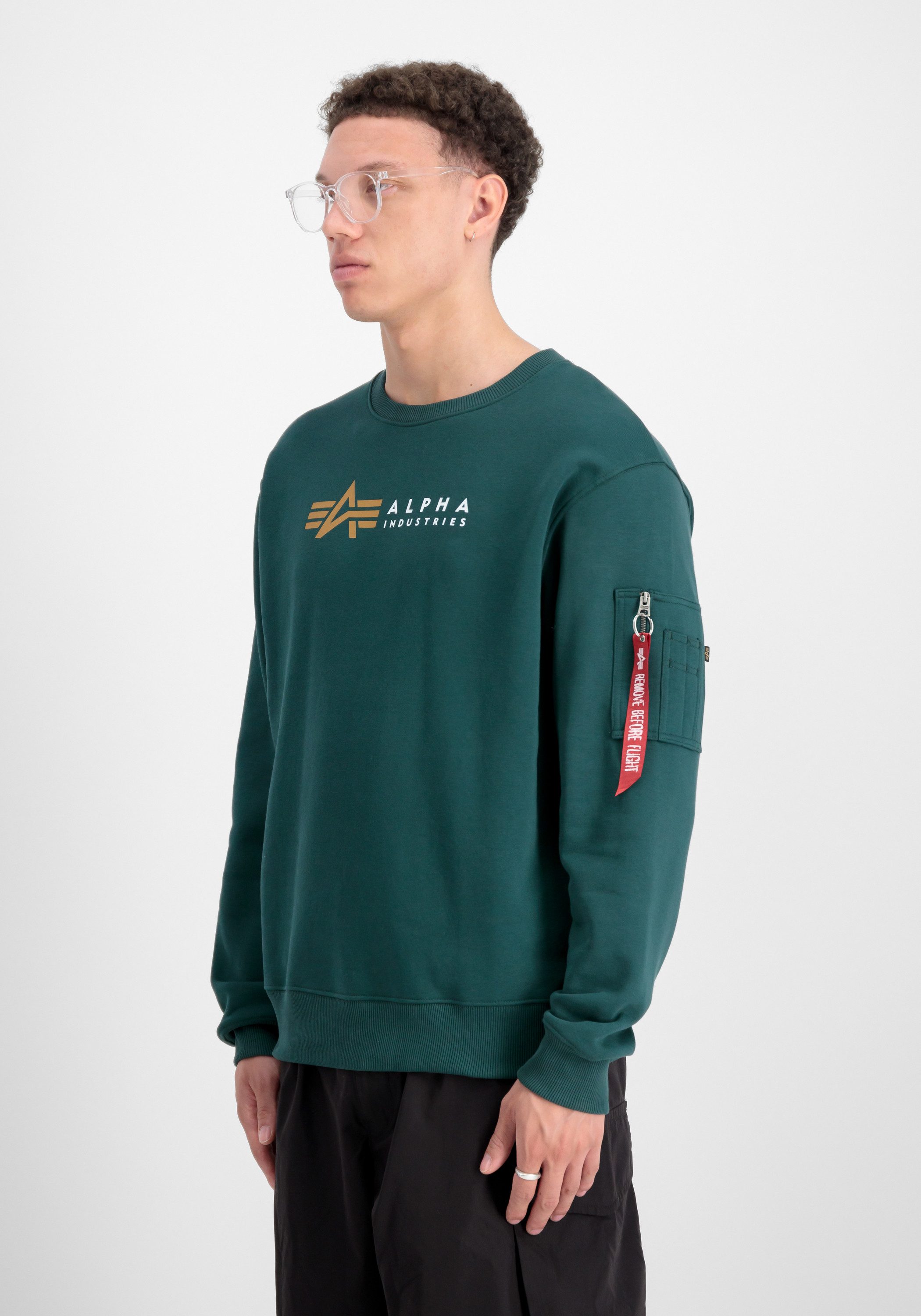 Alpha Industries Sweater Alpha Label Sweatshirt