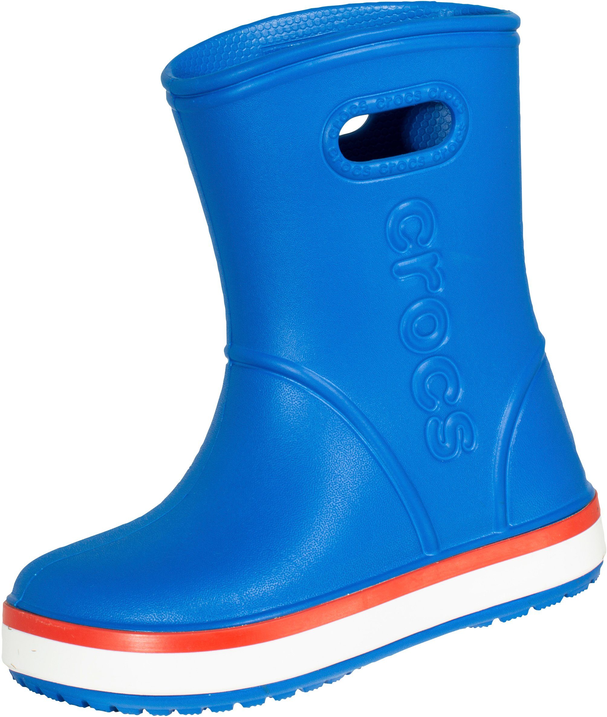 Crocs Gummistiefel »Crocsband Rain Boot Kids blau ...