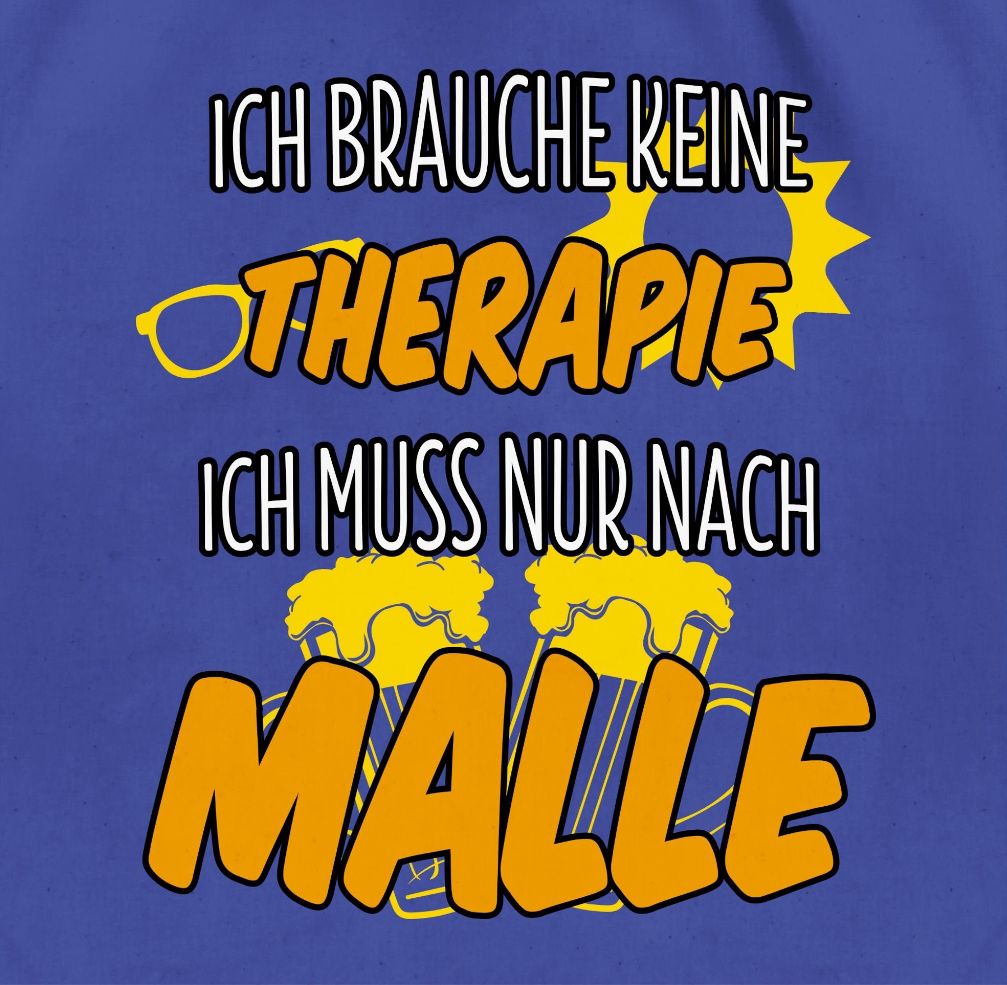 Shirtracer Turnbeutel Ich brauche keine Therapie günstig online kaufen