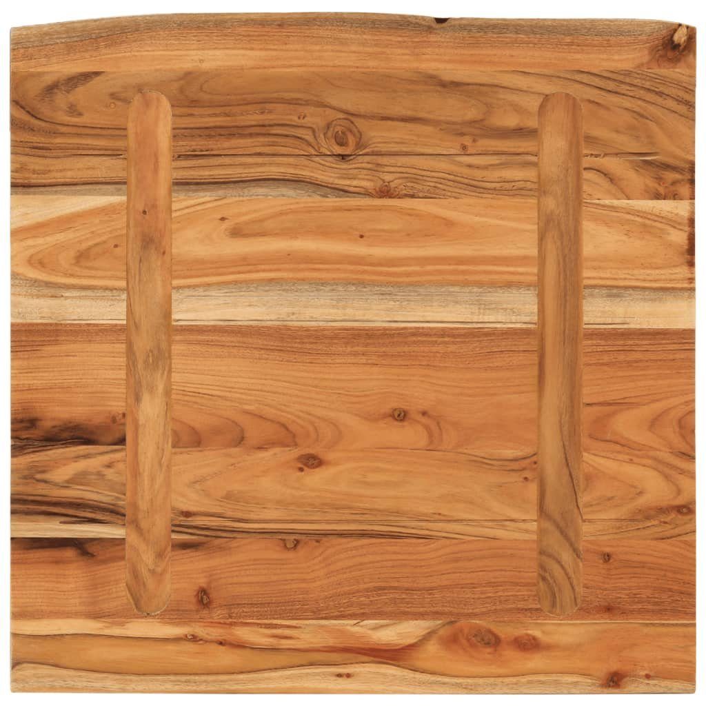 vidaXL Tischplatte Wandregal 40x40x2,5 cm Quadratisch Massivholz Baumkante (1 St) – Bild 5 von 5