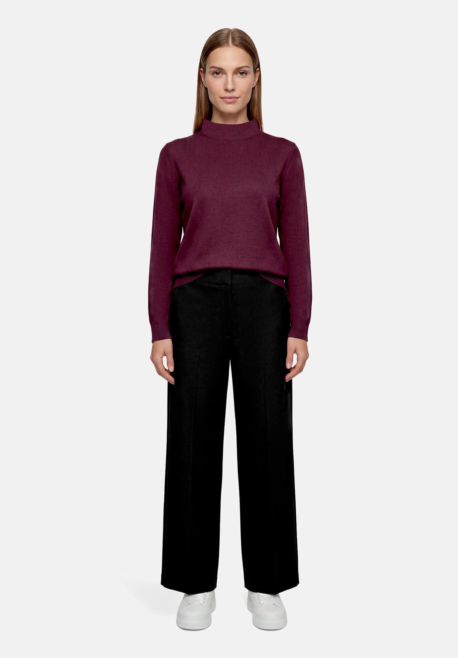 Betty Barclay Strickpullover Damen mit Stehkragen (1-tlg)