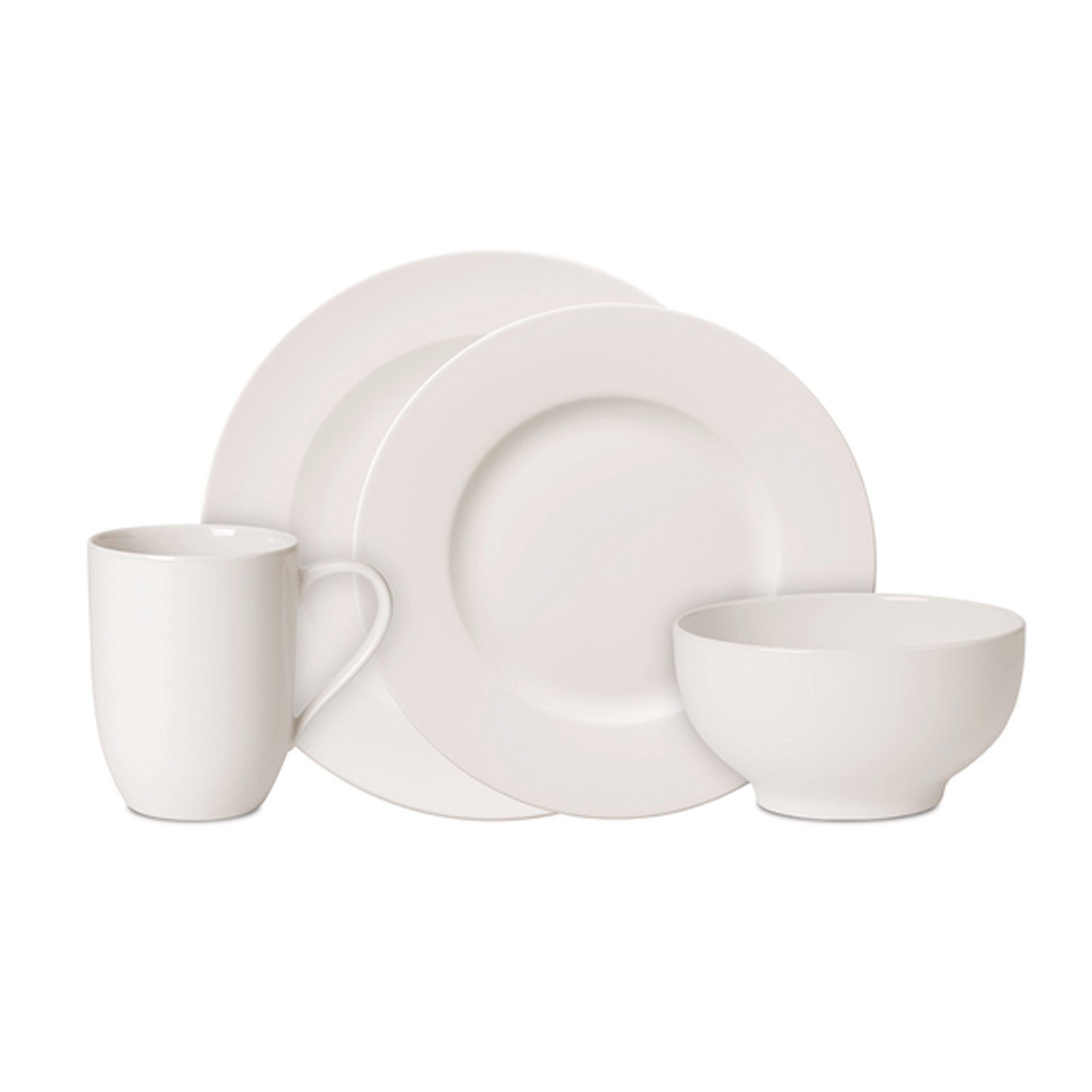 Villeroy & Boch Kombiservice For Me Geschirrservice 16er Set (16-tlg), Porzellan