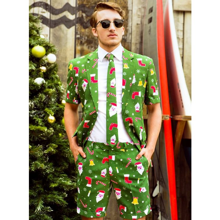 Opposuits Kostüm Shorts Suit Santaboss Cooler Dress für heiße Tage