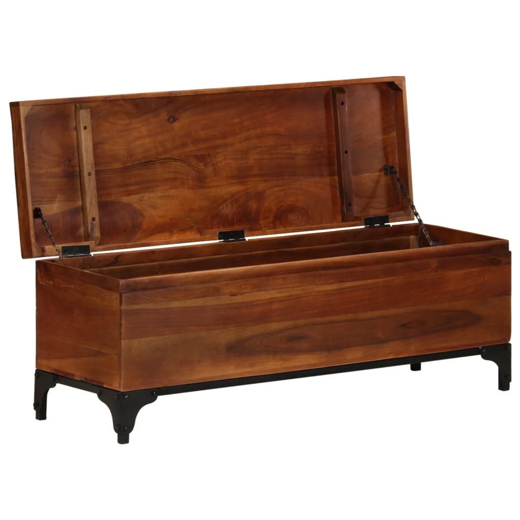 vidaXL Spielzeugtruhe Aufbewahrungstruhe 110x35x41 cm Massivholz