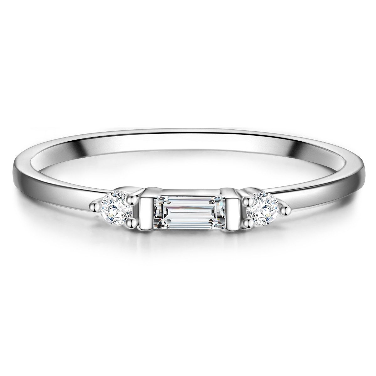 Glanzstücke München Solitärring GM9952 (1-tlg), aus Sterling Silber
