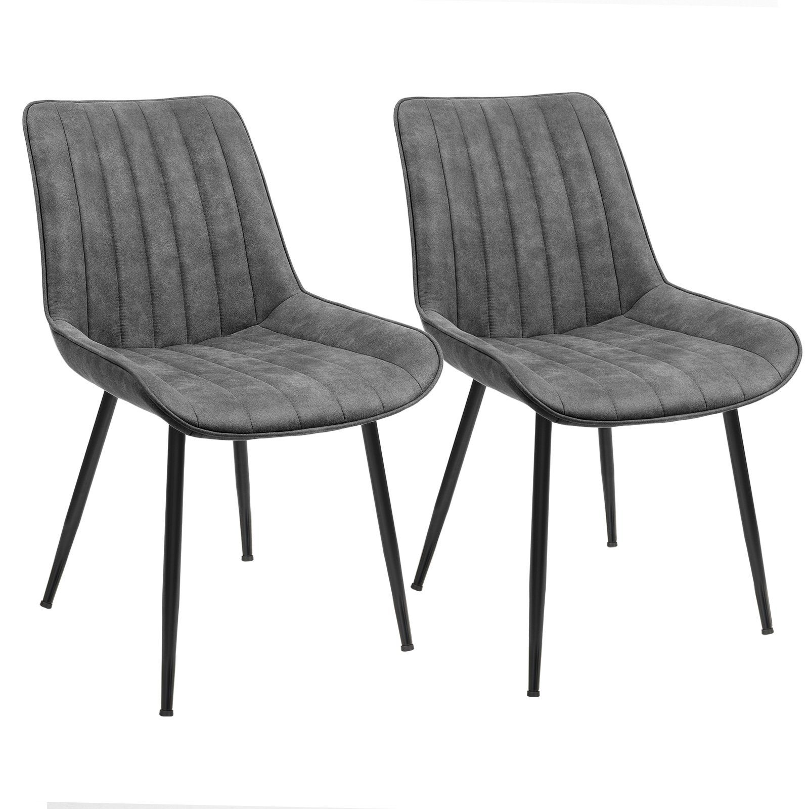 SONGMICS Esszimmerstuhl (2 St), Küchenstuhl, Samt,Polsterstuhl, günstig online kaufen