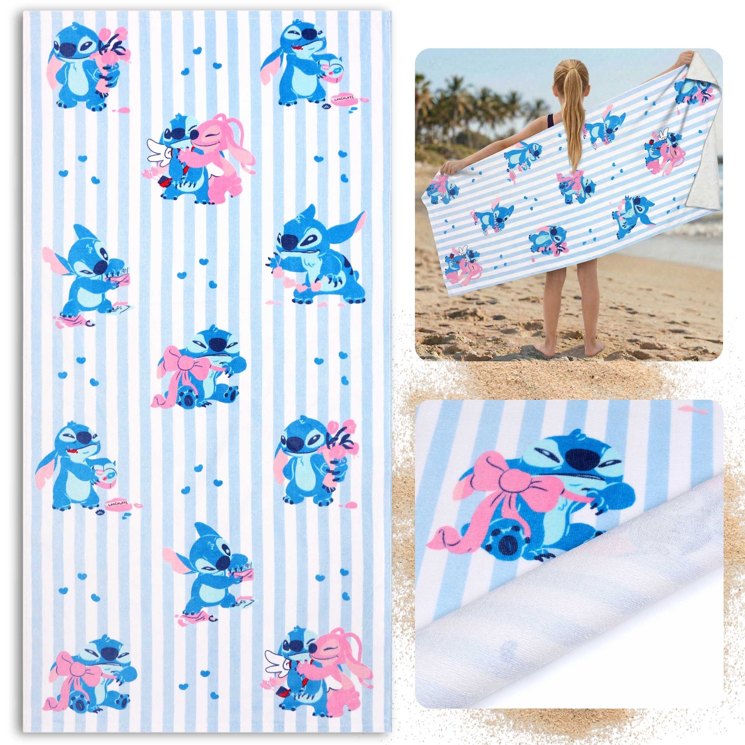 Disney Badetücher DISNEY Stitch Strand- und Badetuch Baumwolle 70x140 cm