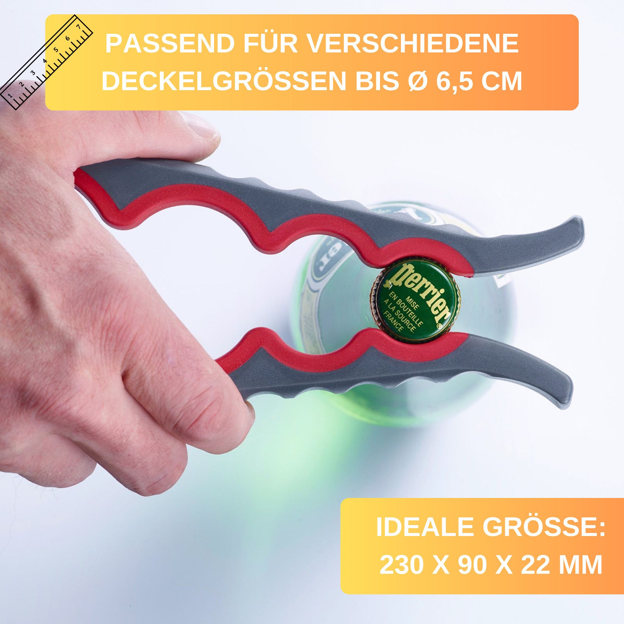 Thiru Multiöffner Deckelöffner für viele unterschiedliche Größen bis ø 6,5 – Bild 4 von 4