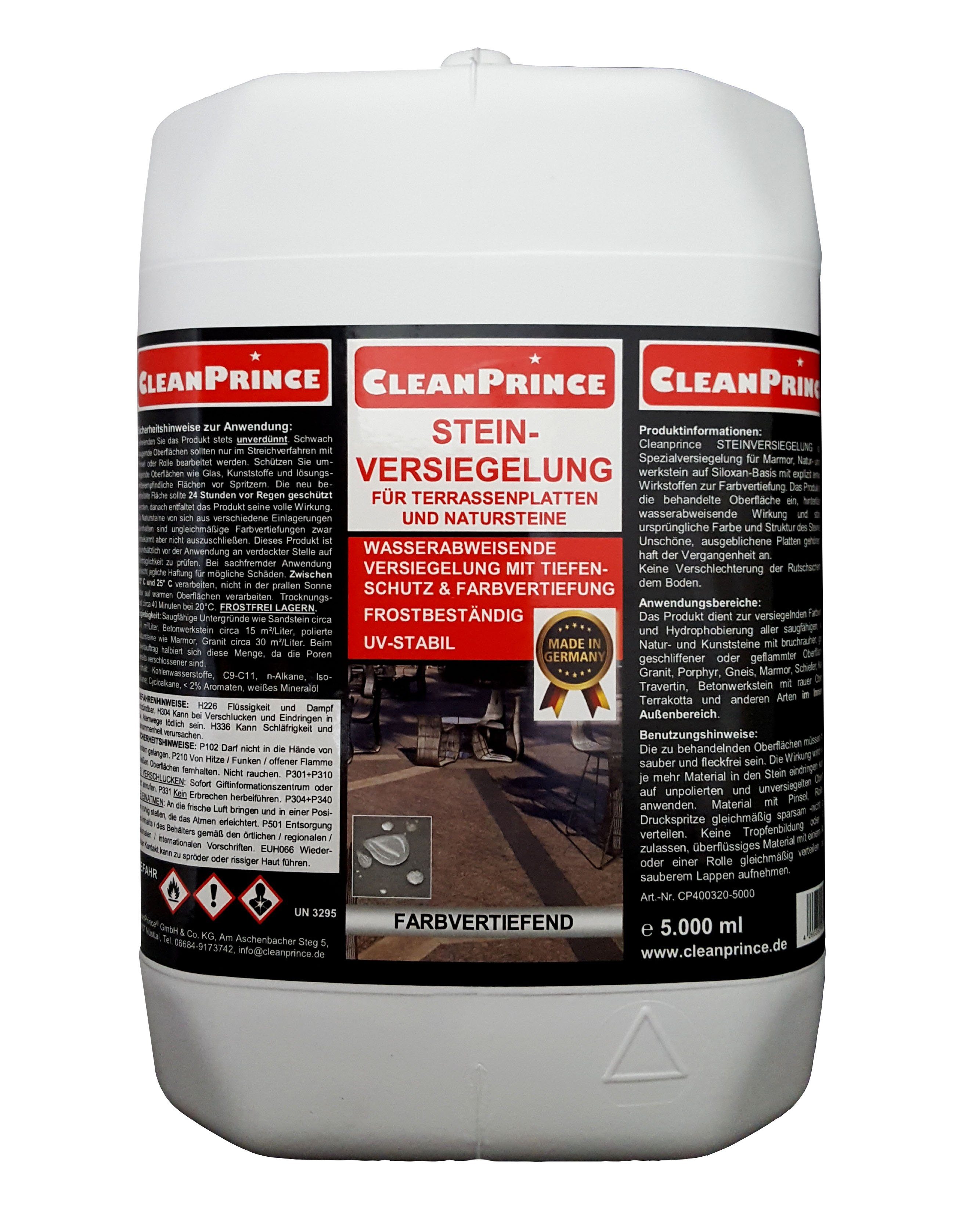 CleanPrince Steinversiegelung für Terrassenplatten und Natursteine günstig online kaufen
