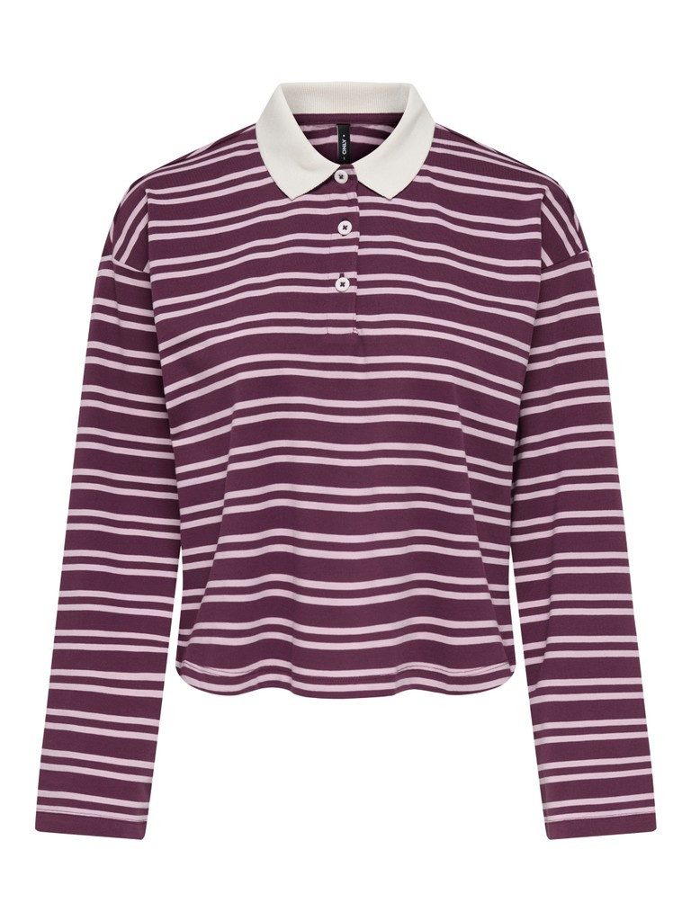 ONLY Strickpullover ONLKARI L/S POLO TOP JRS