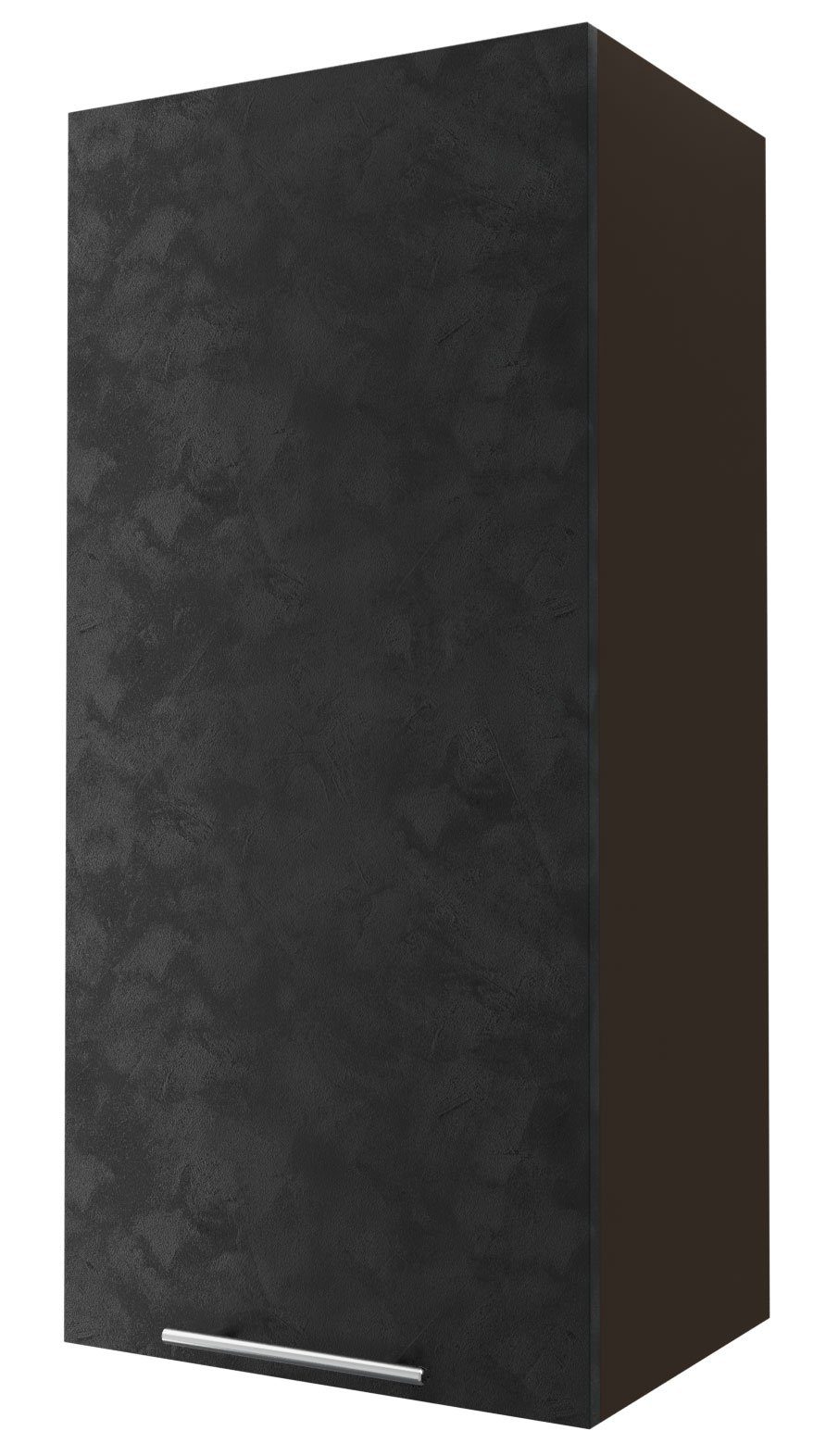 Feldmann-Wohnen Klapphängeschrank Malmo (Malmo) 45cm 1-türig wählbar ares und Front- Korpusfarbe black