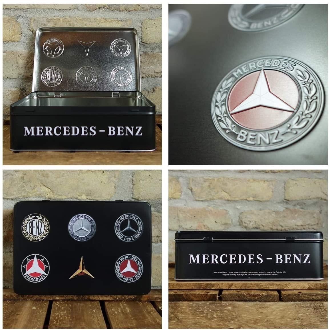 Nostalgic-Art Keksdose Mercedes-Benz Logo Vorratsdose - Kaffeedose Frischhaltedose