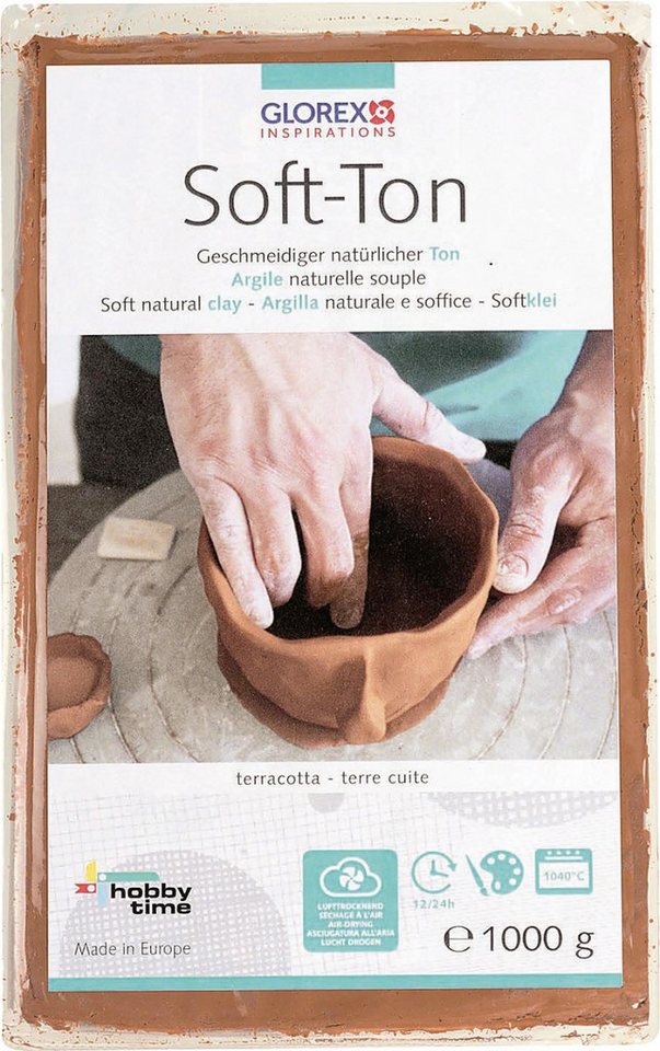 Thumbnail - Glorex Bastelnaturmaterial Glorex Soft-Ton terracotta, 1000 g