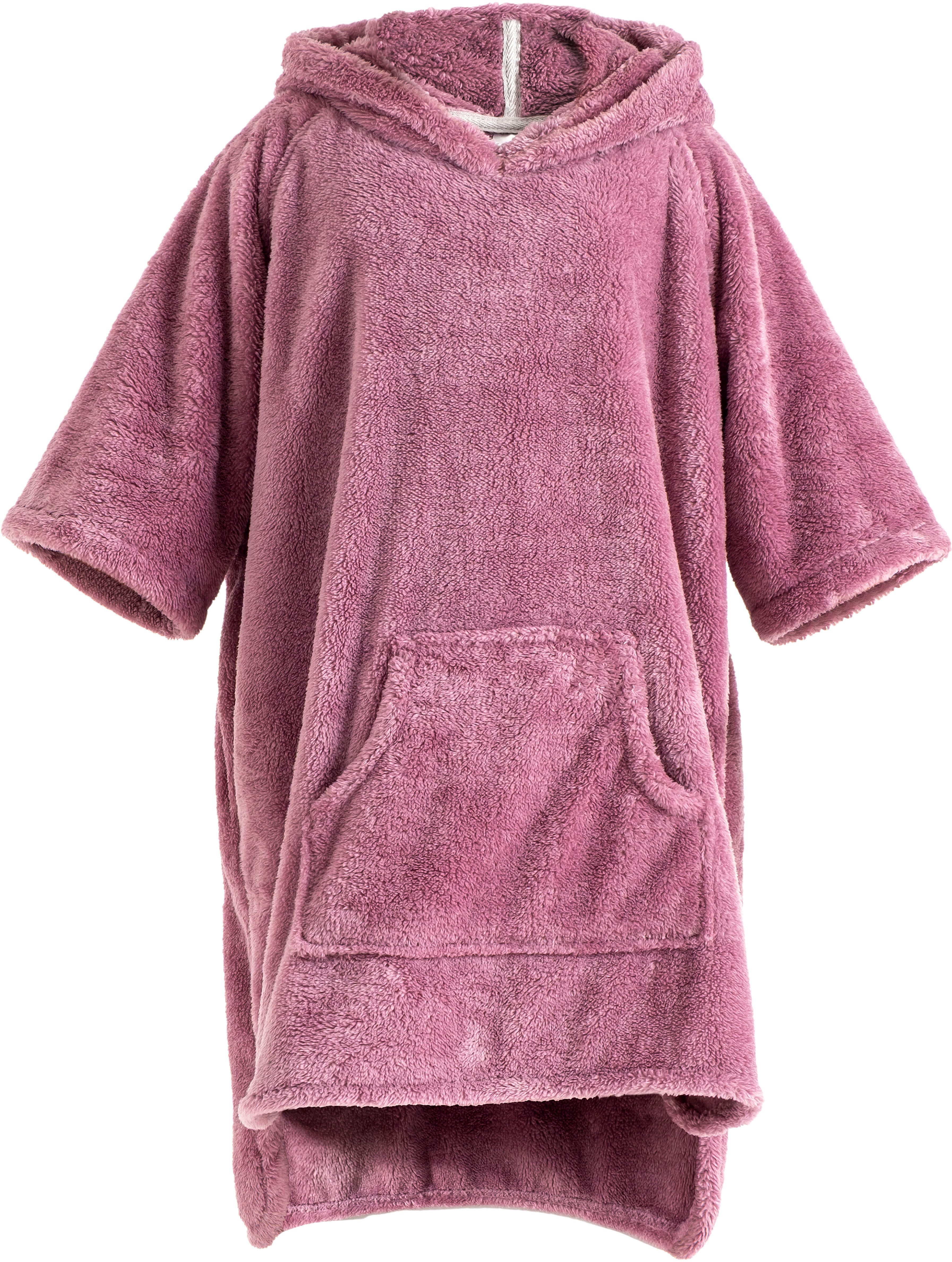 OTTO home Badeponcho Lillou, für Kinder, ideal für Urlaub oder im Schwimmbad, Midilänge, Microfaser, Kapuze, weich und kuschelig, Fleece, plüsch, Surfponcho