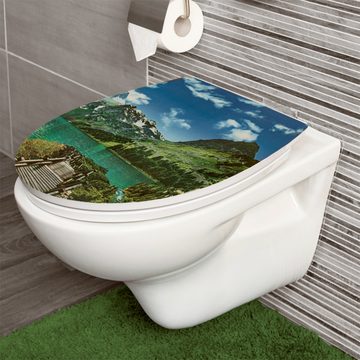 CORNAT WC-Sitz WC-Sitz pure Nature Duroplast mit Absenkautomatik