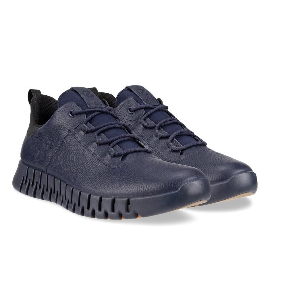 Ecco Gruuv Lea GTX (Glattleder) navyblau Herren Sneaker günstig online kaufen