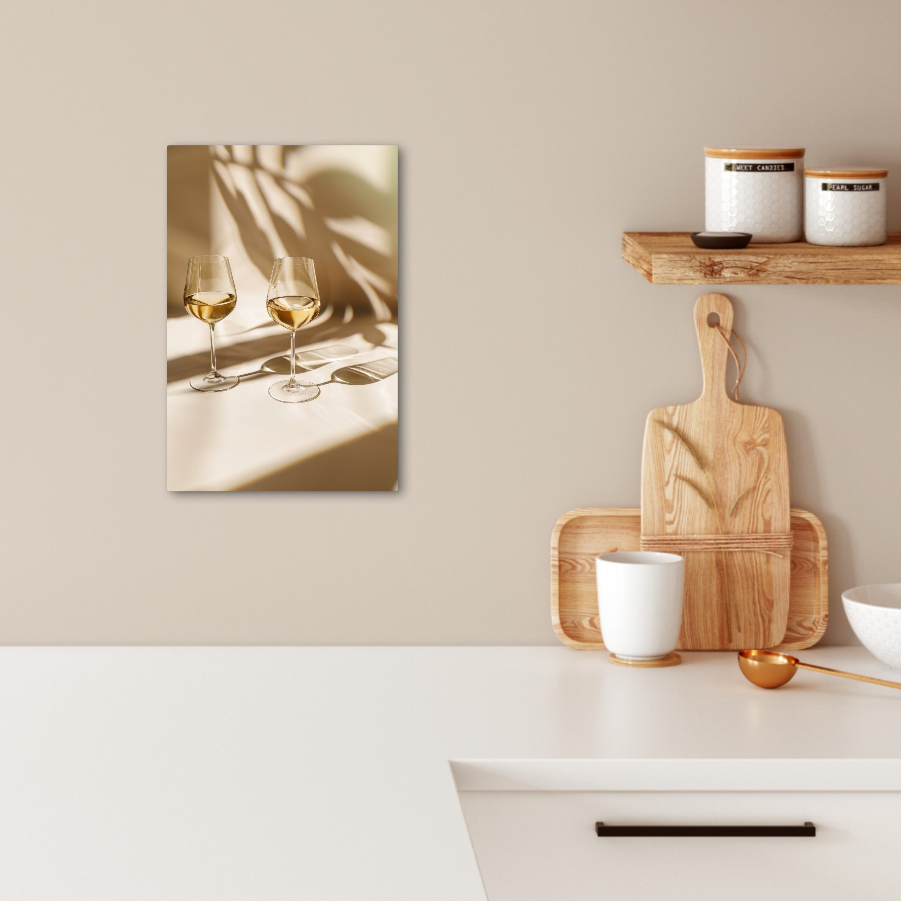 OneMillionCanvasses® Leinwandbild Wein - Weingläser - günstig online kaufen