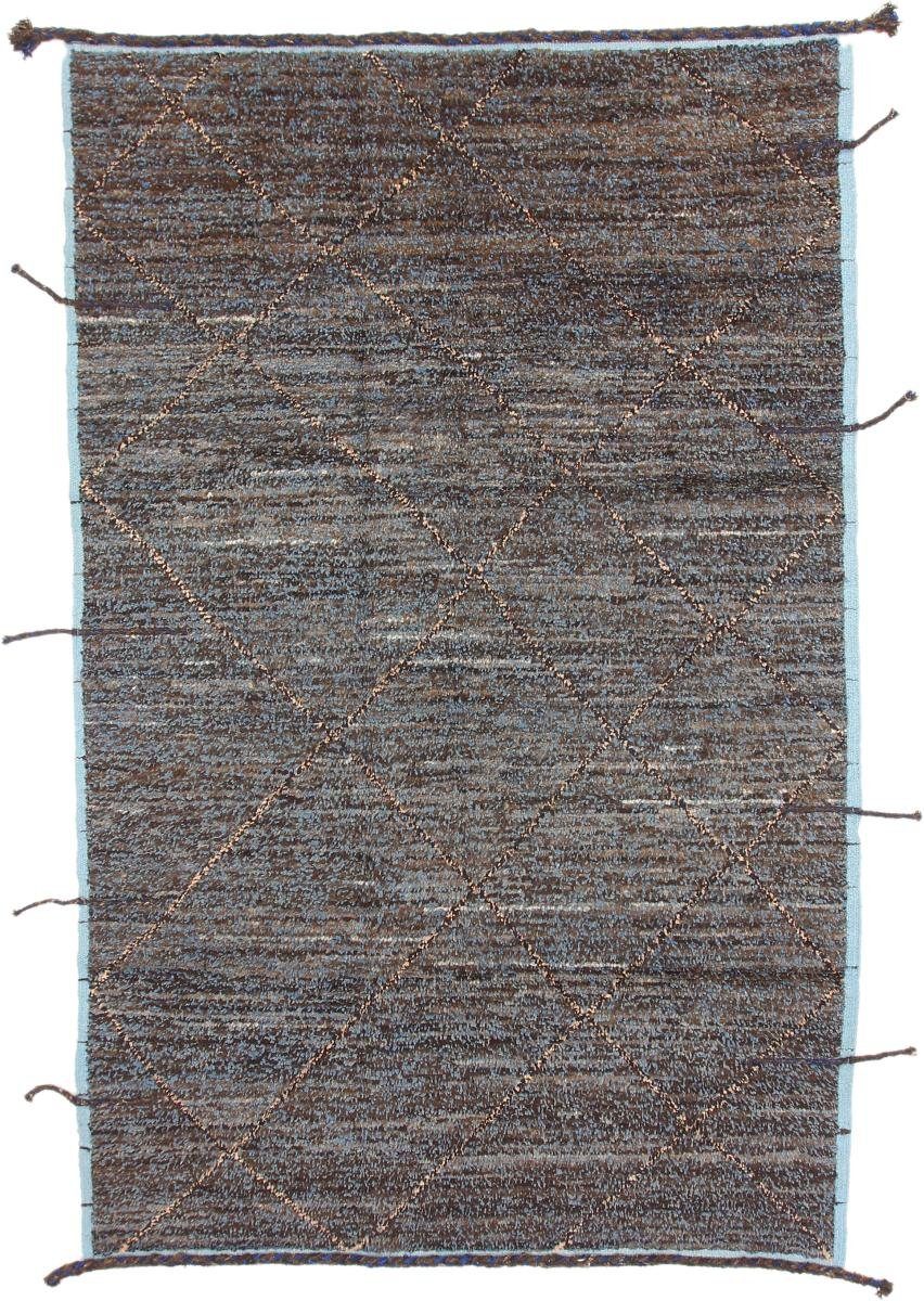 Orientteppich Berber Maroccan Design 184x288 Handgeknüpfter Moderner Orientteppich, Nain Trading, rechteckig, Höhe: 20 mm