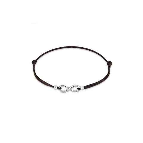 Elli Armband Infinity Liebe Trend Symbol Elastisch 925 Silber, Infinity