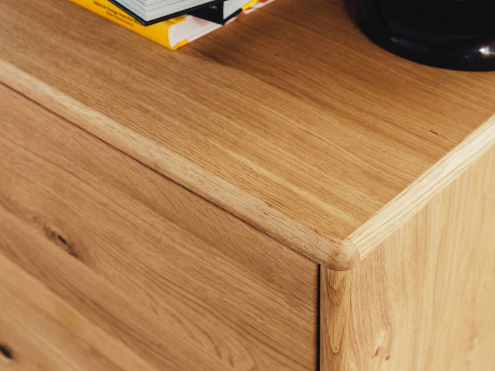 Casamia TV-Board TV-Lowboard 1 Alfano in Ast/Balkeneiche geölt