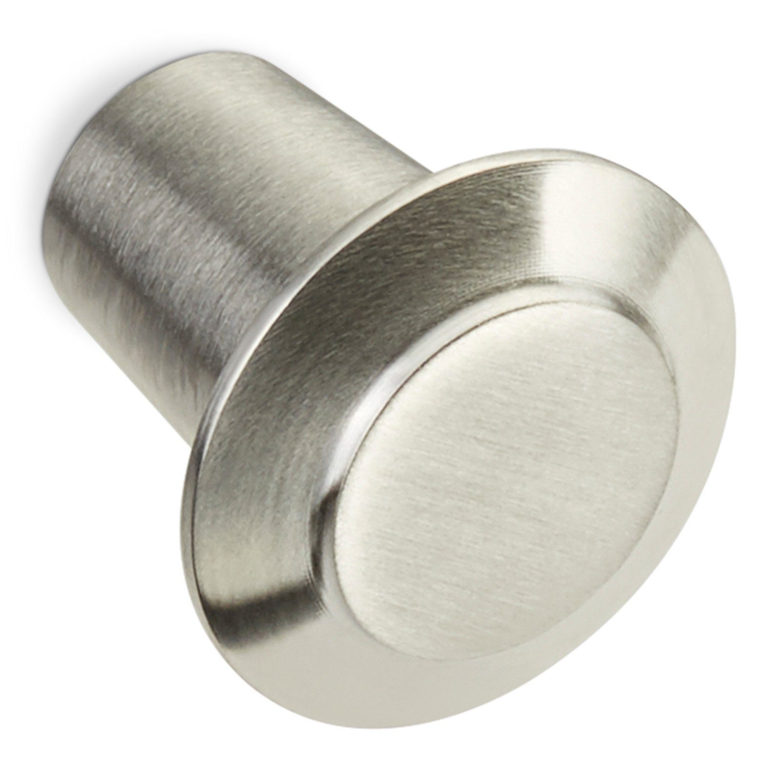 Möbelknopf EK04 Ø 20 - 30 mm Edelstahl gebürstet