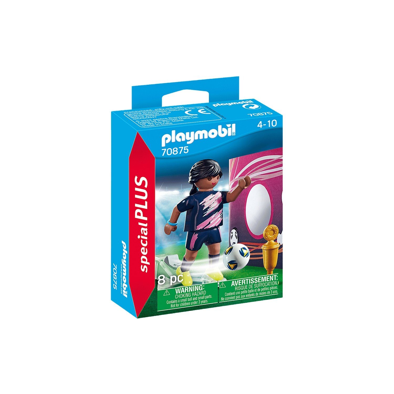 Playmobil® 70875 Fußballerin mit Torwand Konstruktions-Spielset günstig online kaufen