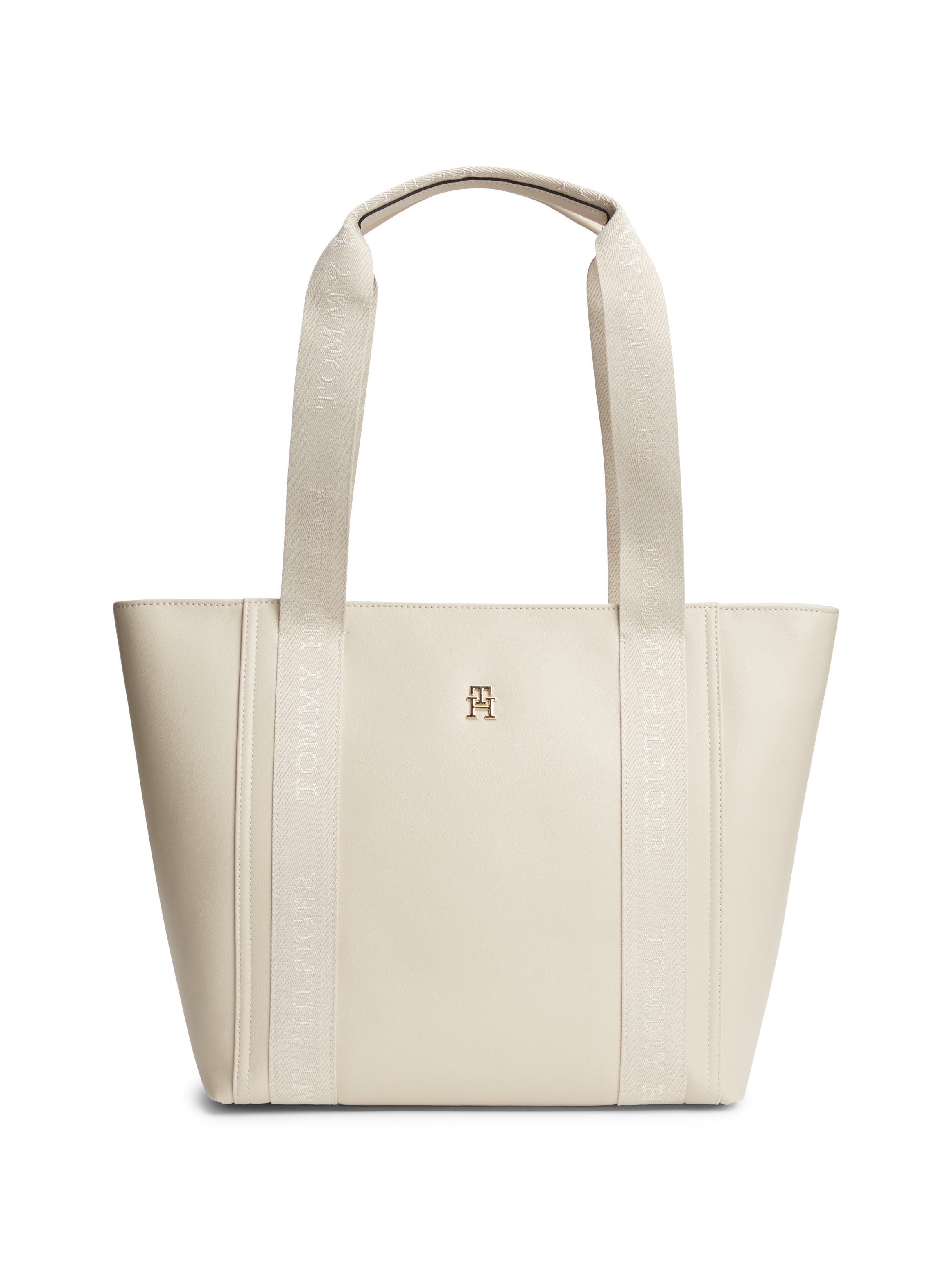 Tommy Hilfiger Tragetasche IM LATAM LOGO TOTE, Damen Schultertasche, Handtasche mit Logoschriftzug