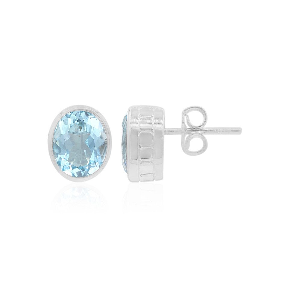 Cavill Ohrring-Set Himmelblauer Topas Sterlingsilber-Ohrringe (2-tlg) günstig online kaufen