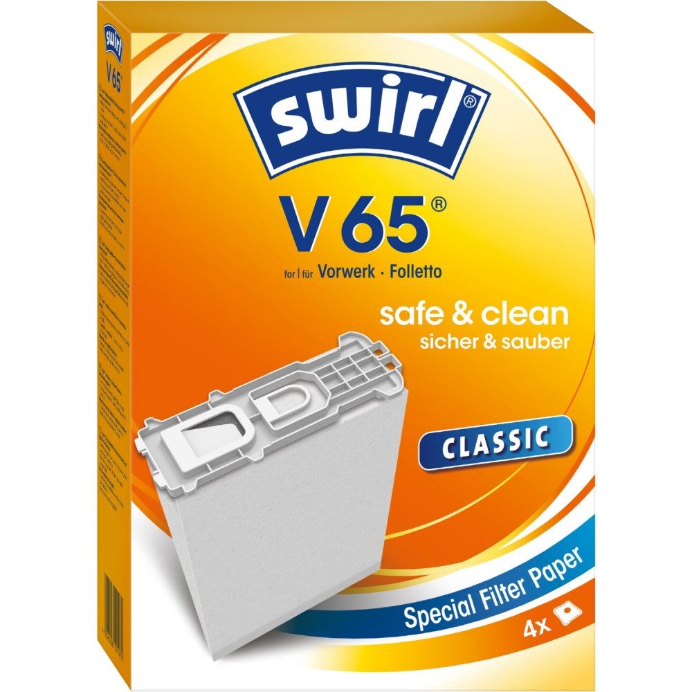 Swirl Staubsaugerbeutel, passend für Swirl, Hochwertiges Filtermaterial