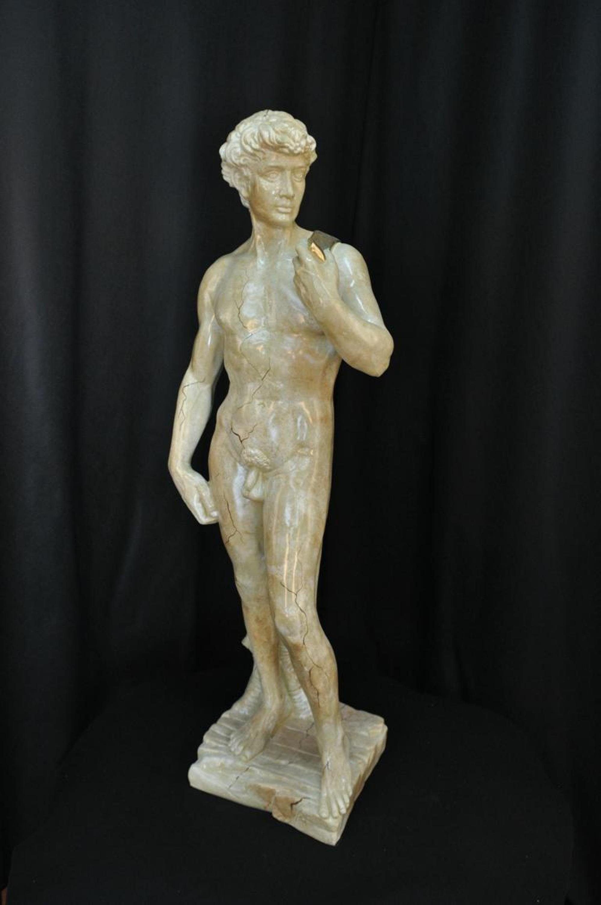 Skulptur JVmoebel XXL Figuren Statue David Antik Stil Skulpturen Skulptur Figur 115cm