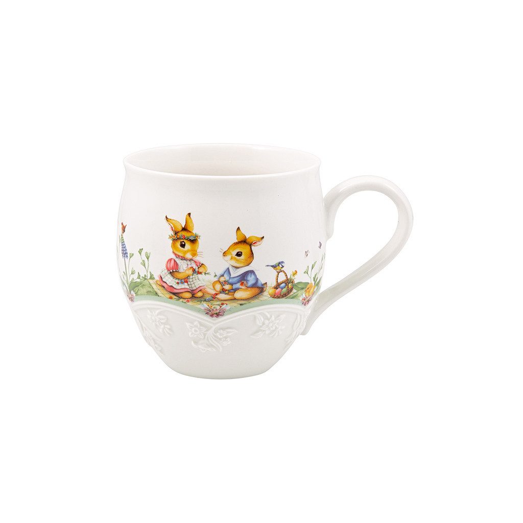 Villeroy & Boch Becher Spring Fantasy Henkelbecher 0,5 l, 1-tlg., Porzellan