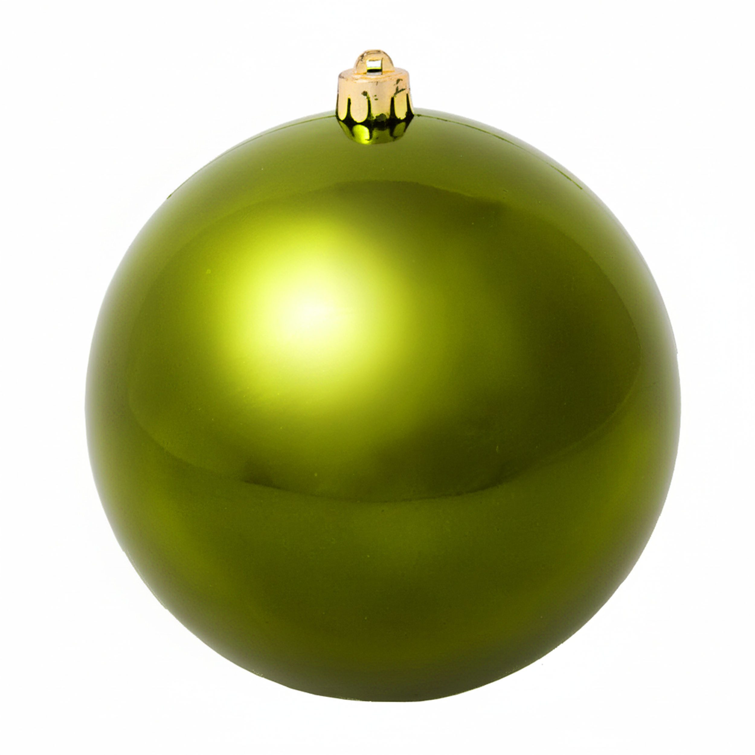 B&S Weihnachtsbaumkugel Weihnachtskugel Kunststoff Ø 20 cm olive für Innen günstig online kaufen