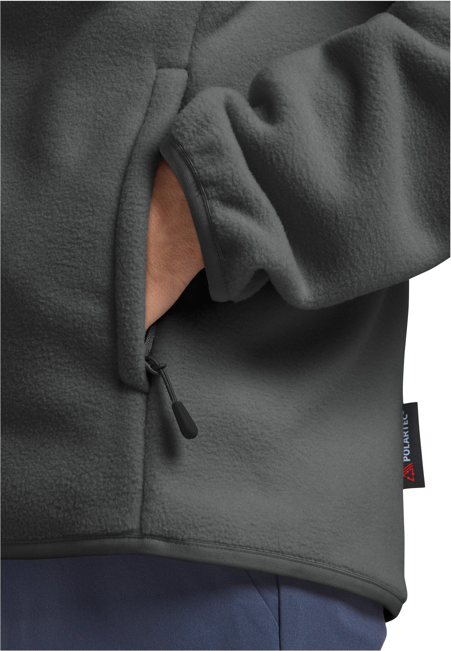 Jack Wolfskin Fleecejacke Moonrise atmungsaktiv, wärmend, Teil des 3-in-1-Systems, mit Eingrifftaschen