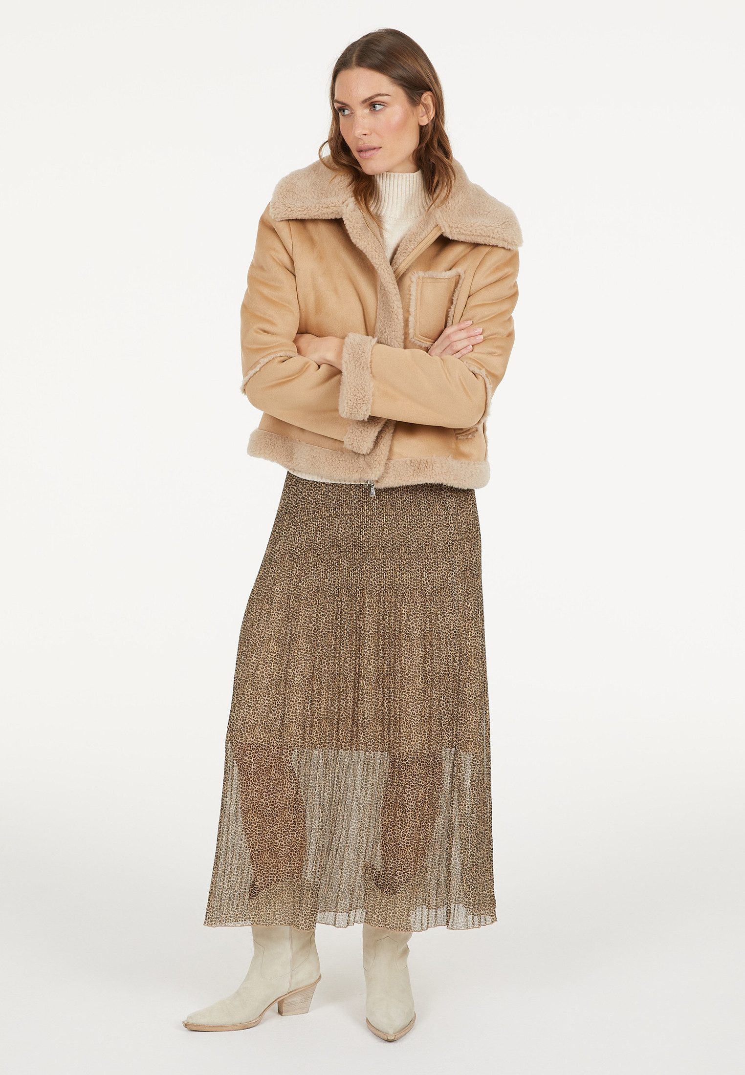 MARC AUREL Kurzjacke im Hemdenstil günstig online kaufen