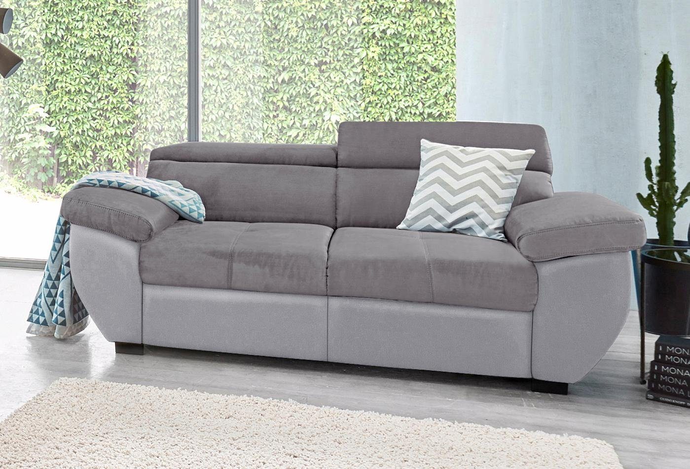 COTTA 2-Sitzer Speedway, Big-Sofa mit Kopfteilverstellung günstig online kaufen