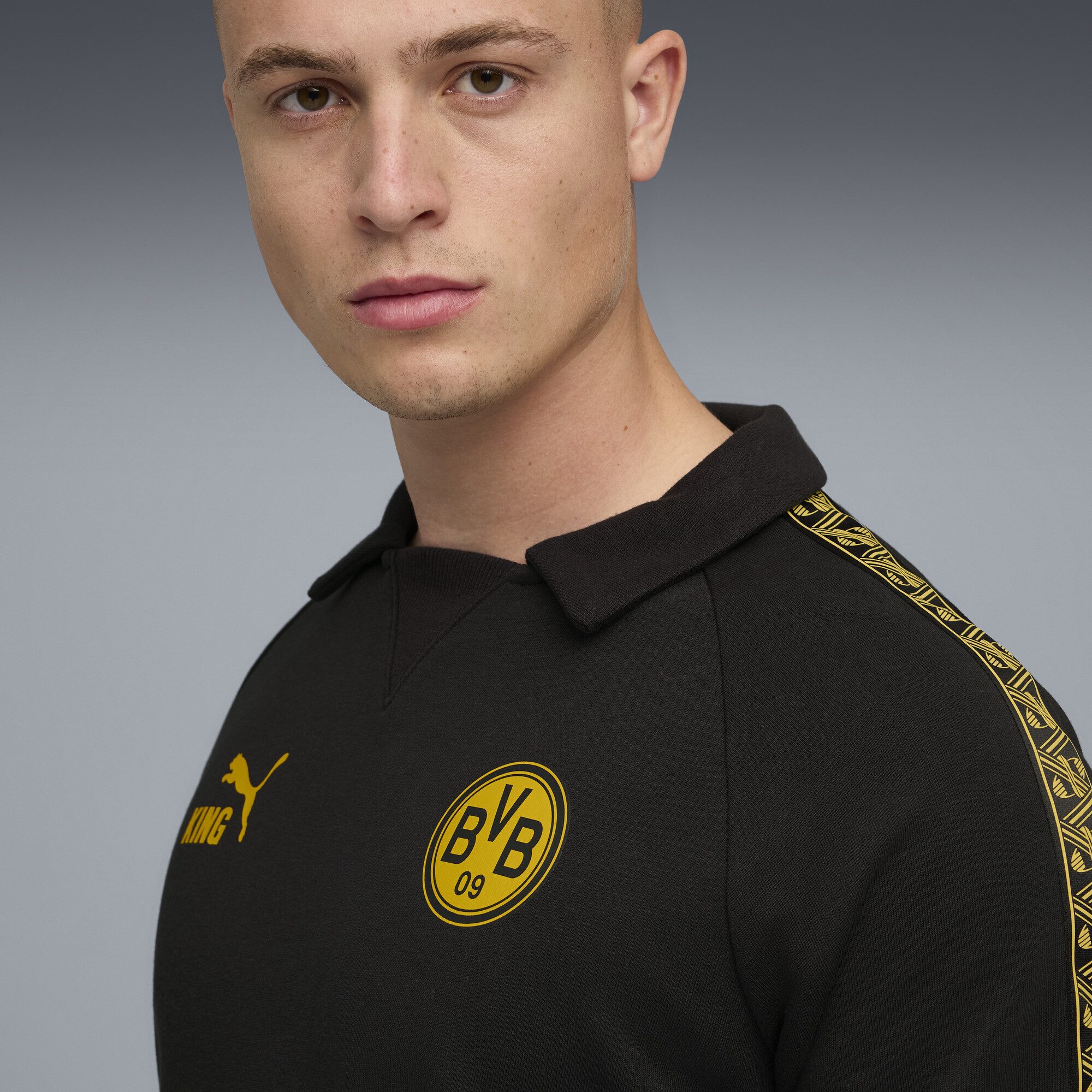 PUMA Sweatshirt Borussia Dortmund KING Drill Top Herren