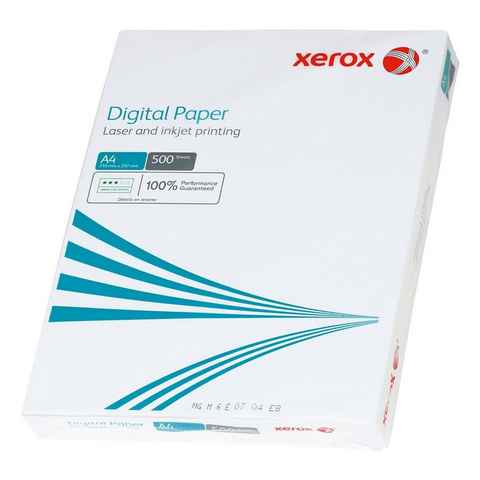 Xerox Druckerpapier Digital Plus, Format DIN A4, 75 g/m², 161 CIE, 500 Blatt