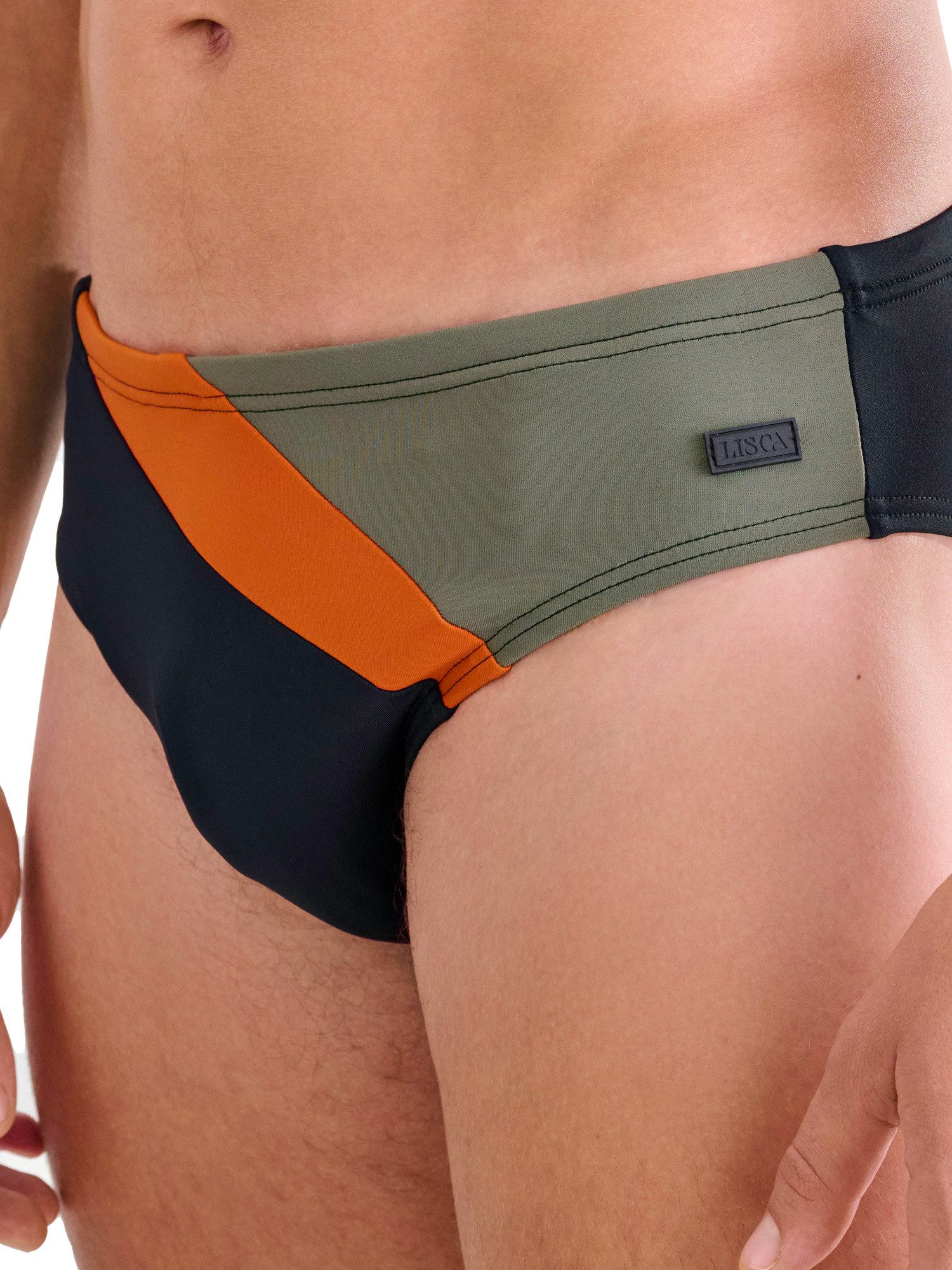 Lisca Badeslip Herren Badehose Men Swimwear (Stück, 1-St) Slip Schnittform, bequemes Gummiband in der Taille