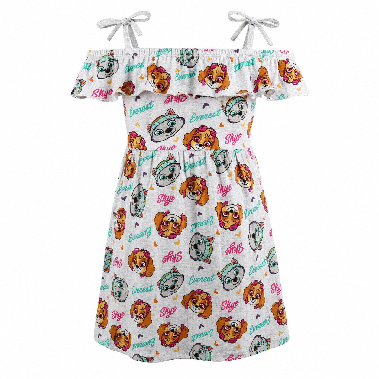PAW PATROL Sommerkleid Paw Patrol Skye Kinder Mädchen kurzarm Kleid Sommerkleid Gr. 98 -122