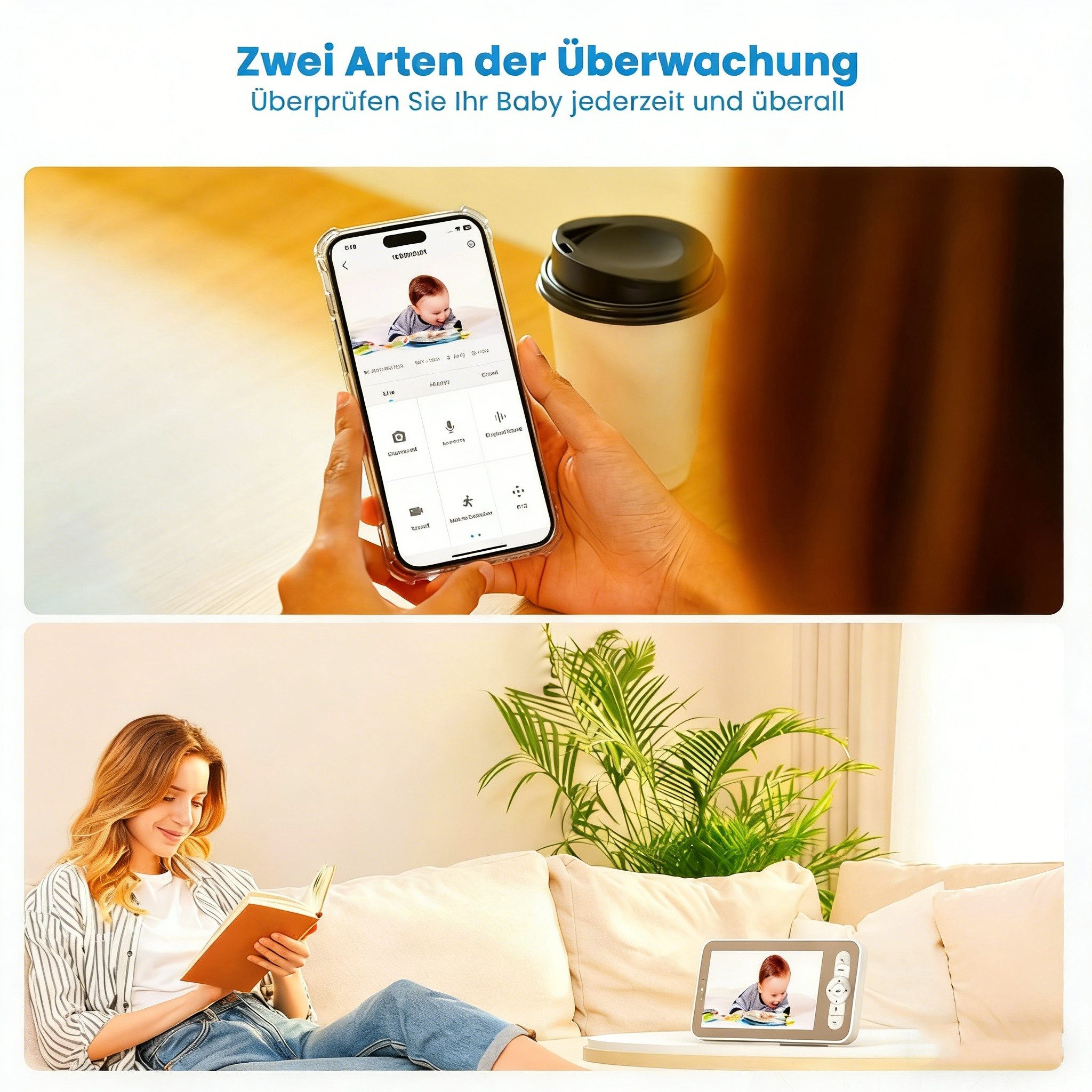 Boifun 5" WLAN Babyphone - Bild 4