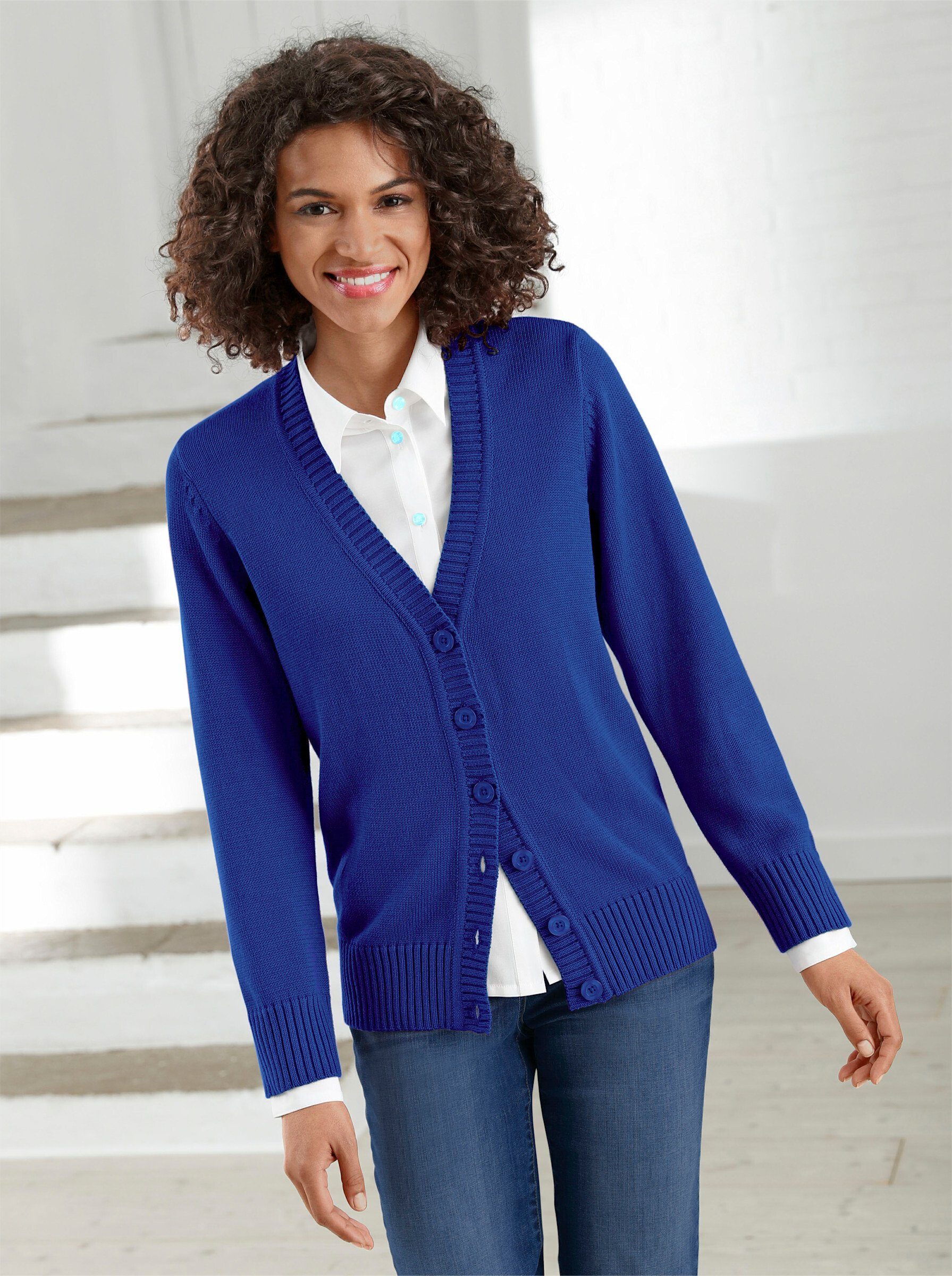 royalblau WITT Strickjacke WEIDEN