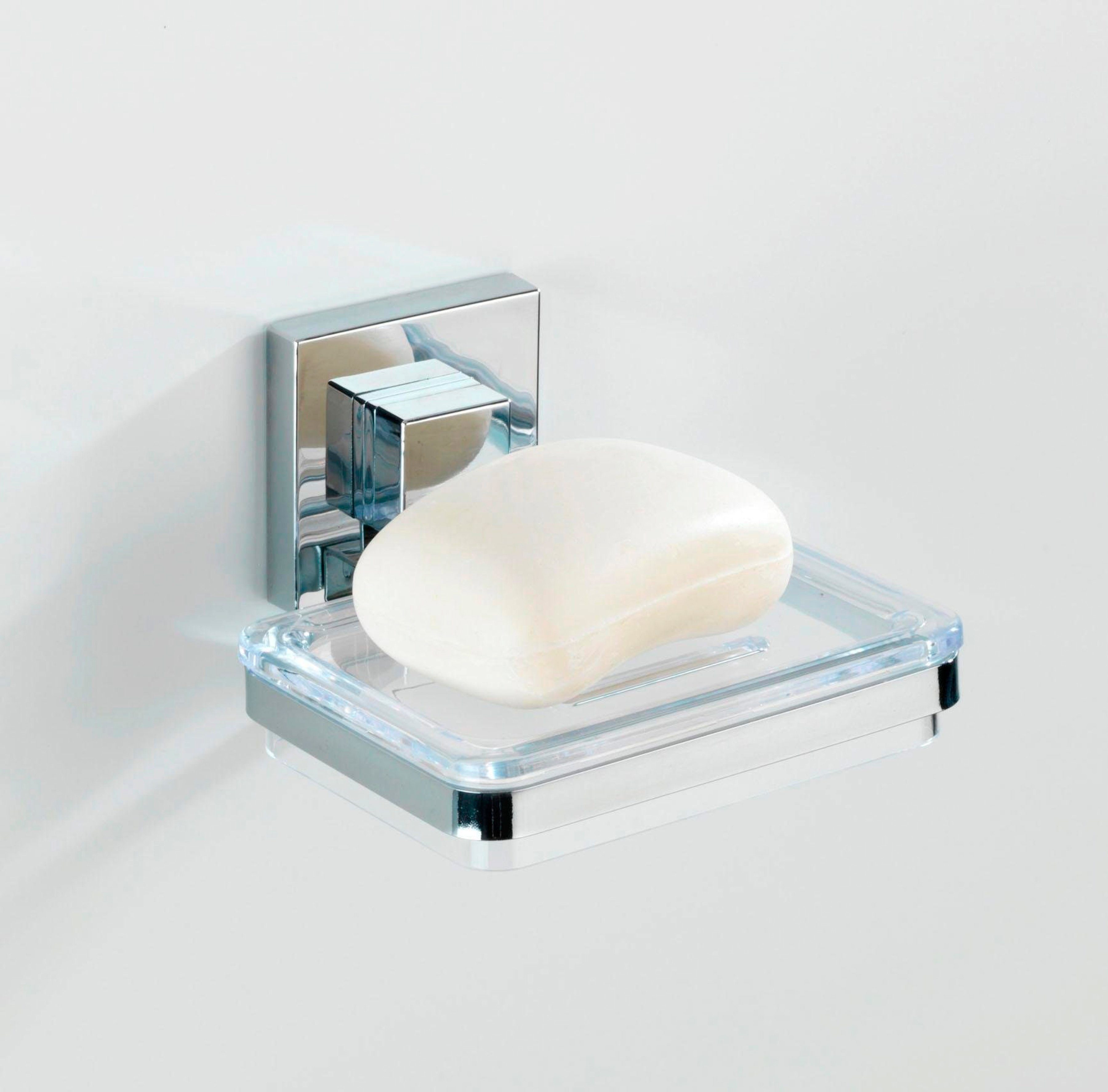 WENKO Seifenhalter Quadro, 1-St., Vacuum-Loc®